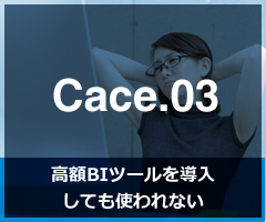 高額BIツールを導入 しても使われない